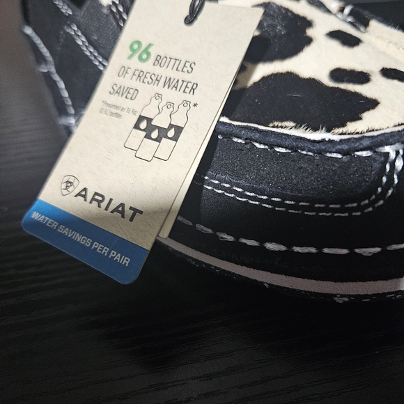 Ariat Women's Black and White Loafers - Picture 5 of 11